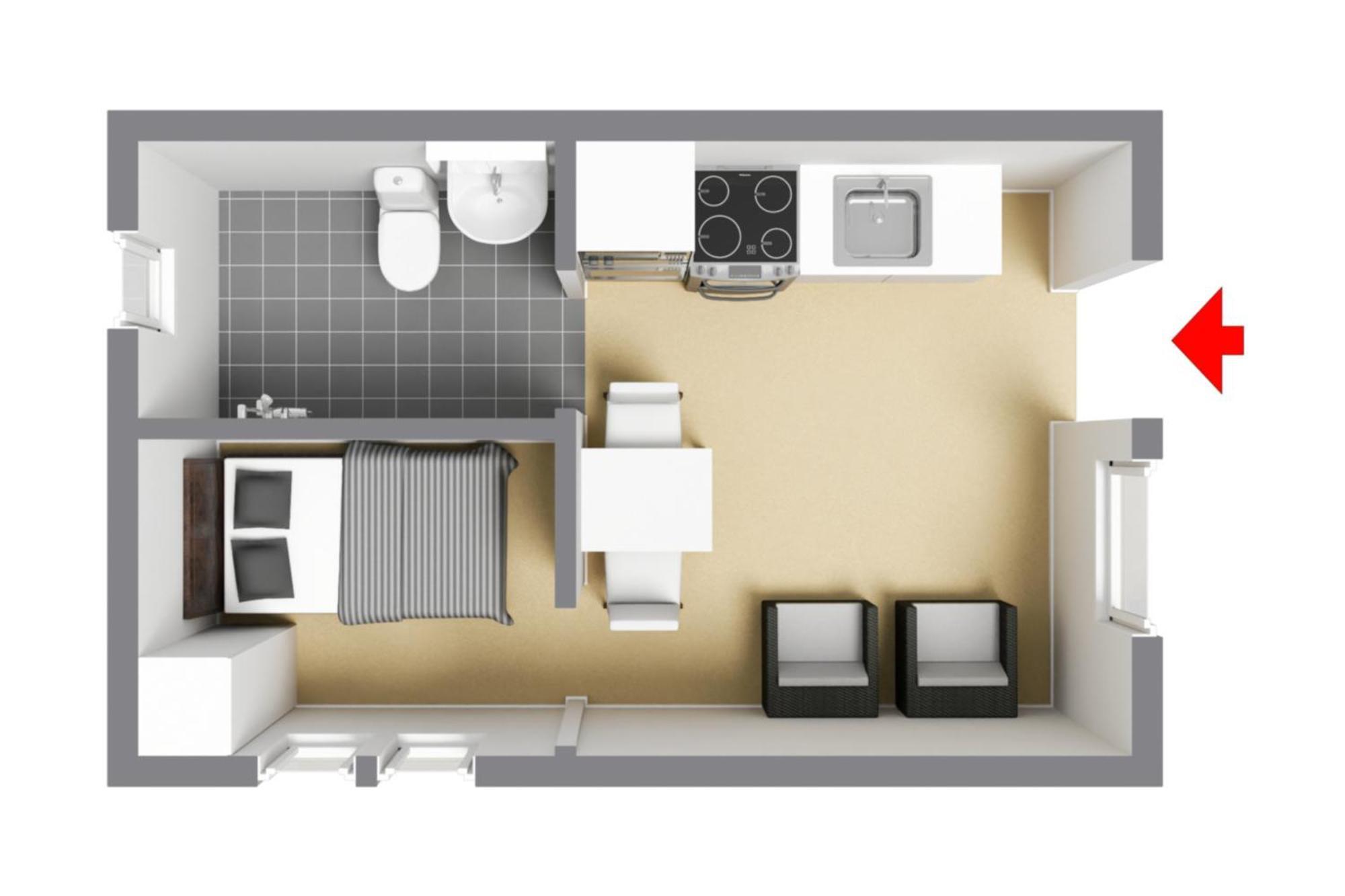 First Camp Aarhus - Jylland Hotel Стая снимка